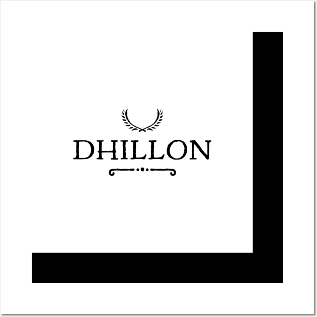 Dhillon is the name of a Jatt Tribe Wall Art by PUTTJATTDA